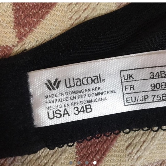 34B Wacoal Black Bra - Picture 9 of 9